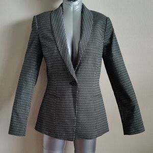 White House/Black Market Women's Black and Gray Blazer